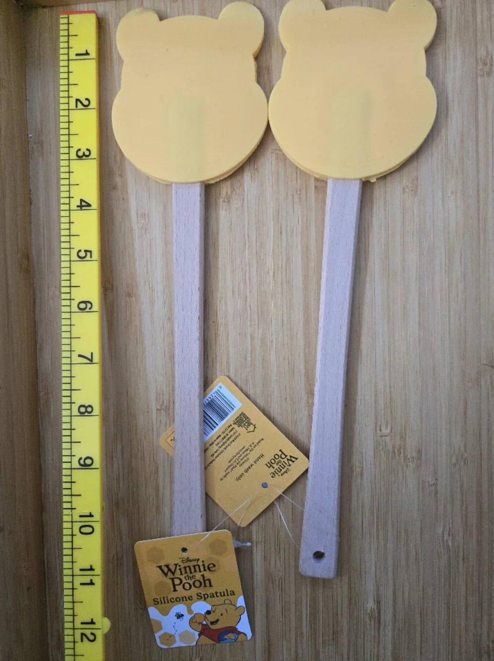 Winnie the Pooh Wooden Silicone Spatula Set